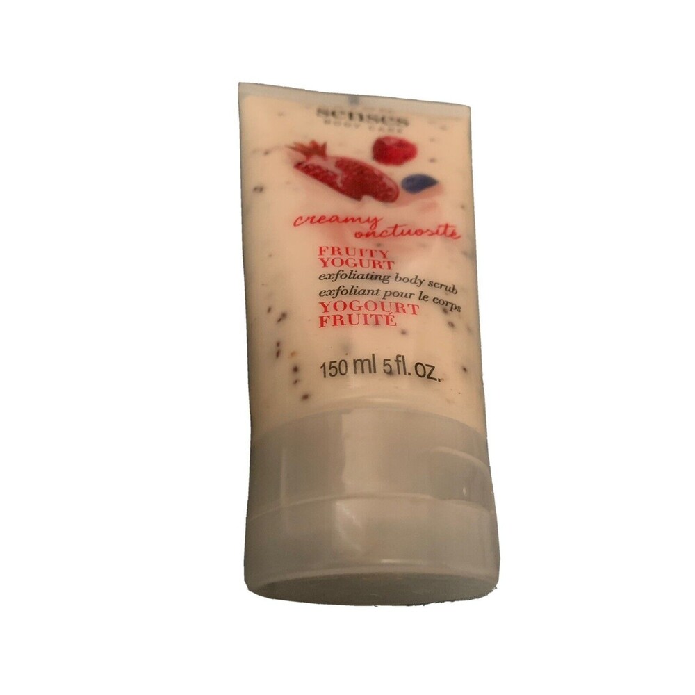 AVON Senses Body Care Creamy FRUITY YOGURT Shower Gel & Body Scrub Set NEW
